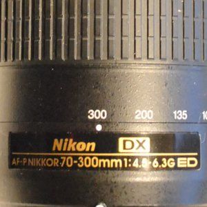 Nikon AF-P 70-300mm, Auto Focus Pulse, Super Zoom, Silent Focus, Near New Lens